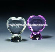 crystal heart for gift and decorations