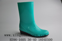 Rainboot with Rubber Adult Shoes (H396-1605)