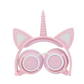 Regalo popular Cute Cat Ears Nuevos auriculares con cable