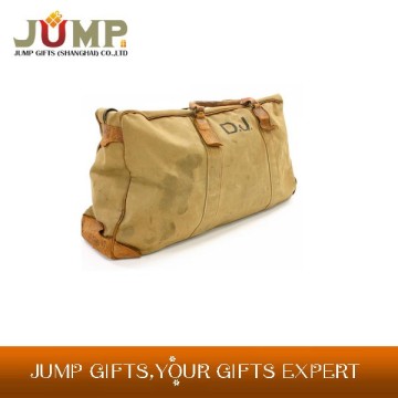 Best selling canvas bag, canvas tote bag leather handle