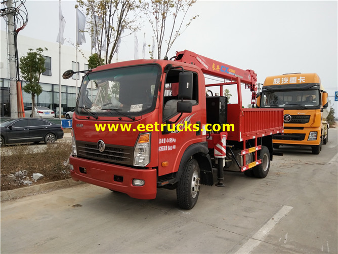 3ton Two Arms SINOTRUK Truck Cranes