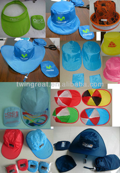 various foldable hat