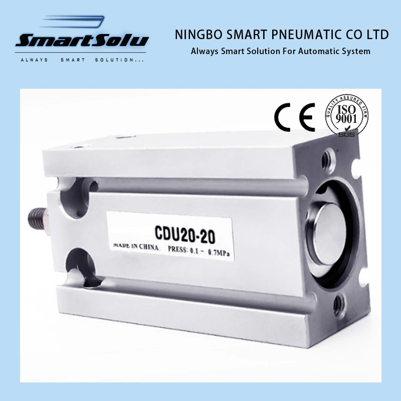 SMC Type Double Acting Aluminum Telescopic Pneumatic Air Cylinder
