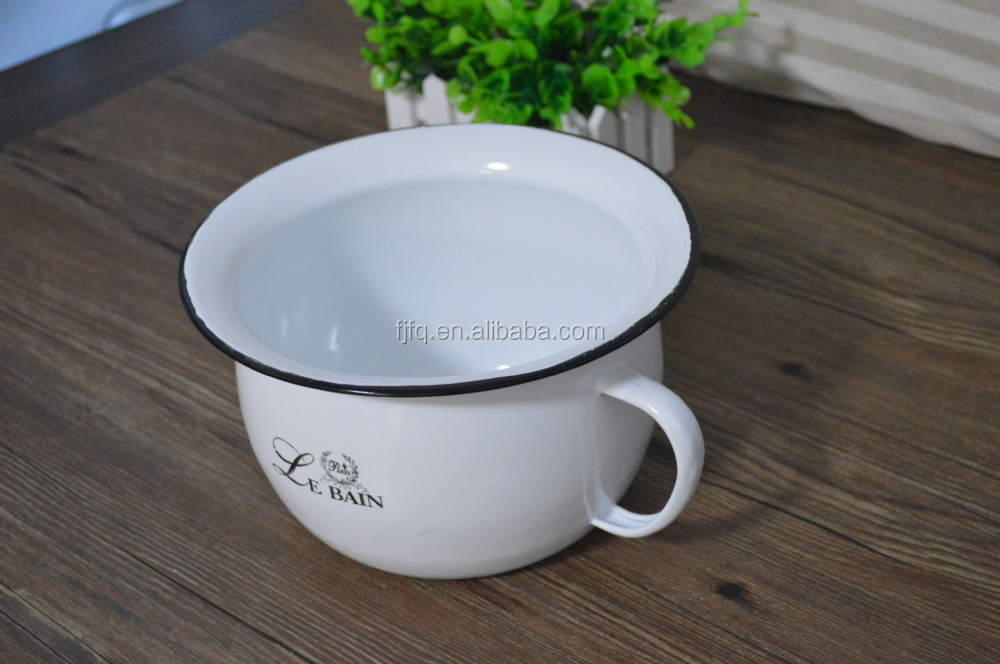 Retro Washing Bowl Set Camping Bowl Storage Pot