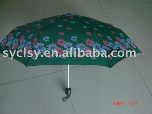 printed design foldable umbrella