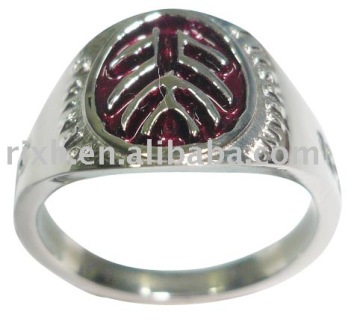 titanium ring for university graduate, titanium jewelry,magnetic titanium ring