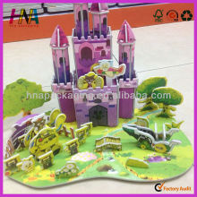 3D jigsaw puzzle castle model