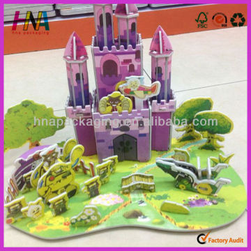 3D jigsaw puzzle castle model