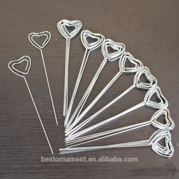 DIY craft new heart shape wires memo&card&photo clip holders