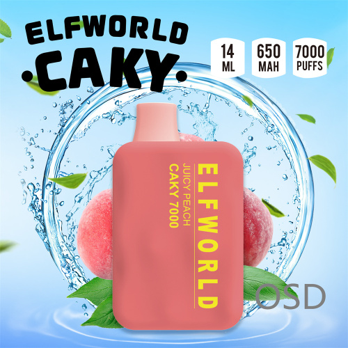 Distribuidor exclusivo procurado elfworld caky 7000 descartável