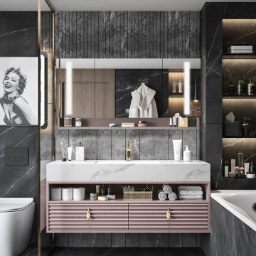 Single Sink Vanity Cabinets and Vanities for Lavatory Bathroom