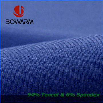 High Quality Tencel Lycra Knitted Jersey Fabric For Lady's Fashional Garments