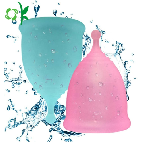 Eco-friendly Woman Reusable Silicone Menstrual Cups