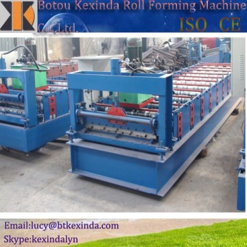 Glazed tile roll forming mchine Aluminum roofing sheet corrugating machine building machine for roof