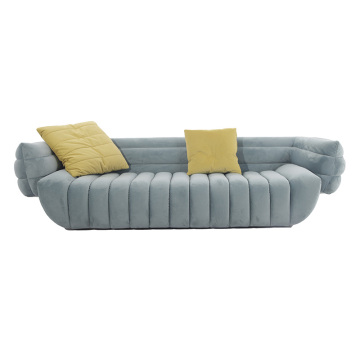 Baxter Tactile Fabric matatu Seater Sofa