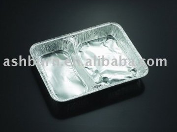 Two compartment Aluminium Container Deep