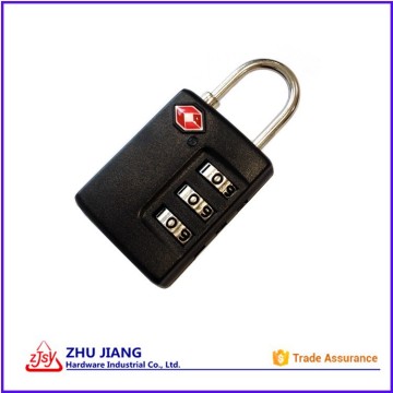 9128 Reset Luggage Combination Lock Black Color