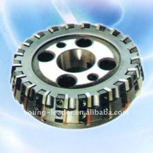 Indexable end mill fine toothed facing mill with wedge supporting pressed kr75