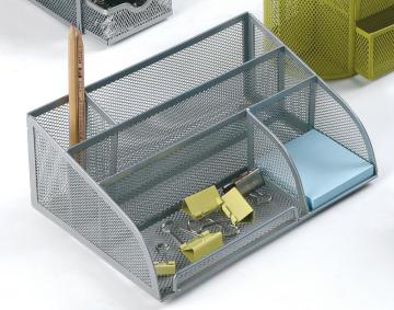 Mesh Metal Wire Office Desk Organizer