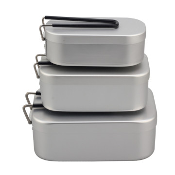 Japanese Aluminum Lunch Box Outdoor Heated Lunch Box