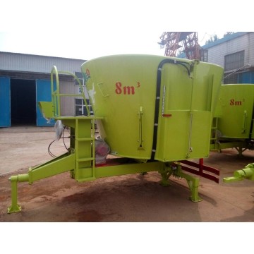 Horizontal TMR feeding mixer