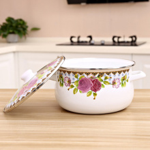 5PCS High Quality Kitchen Tools Enamel Cooking Pot Set