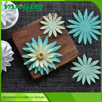 customized fondant icing Sun flower shaped plunger cutter