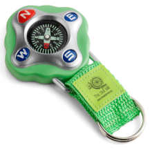 Promotional Compass Keyrings With Logo Printed