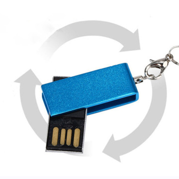 Mini chiavetta USB rotante in metallo