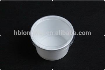 8oz disposable yoghurt bowl with lid