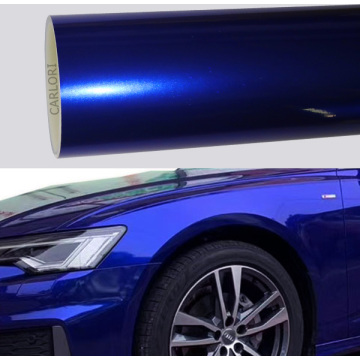 금속 광택 블루 베리 자동차 비닐