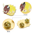 Custom Metal Cute Cartoon Hard Enamel Emblem