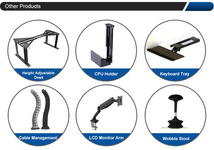 Fiche de qualité Bureau de travail Meuble de travail Hauteur Réglable Ergonomique actif Assis Wobble Tabouret Chaise