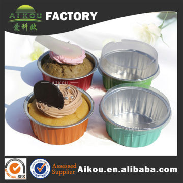 Disposable round fresh desert truffles container for wedding invitation china