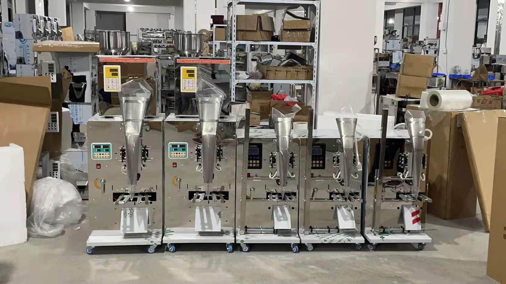 500g 1kg 2kg Multi-function Automatic Grain Salt Sugar Rice Sachet Packaging Machine