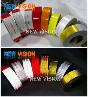 High adhesive High Intensity lime yellow reflective film/reflective tape