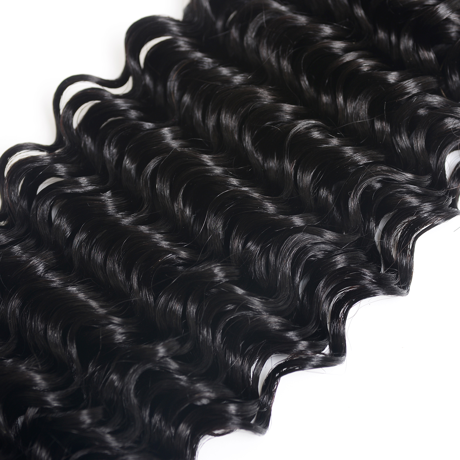 Beauty Youth 12A Grade Deep Wave brazilian human hair weave bundles