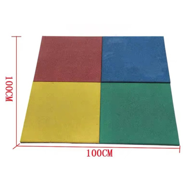 High quality playground safety rubber mat tile flooring