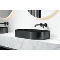 Black Shower Basin Stainless Steel Bathroom Sink