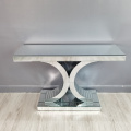 Nouvelle table de console en miroir design