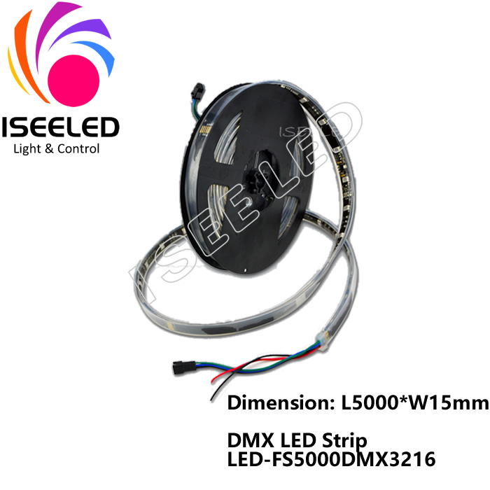 DMX Kontrol Otomatis Alamat LED Fleksibel