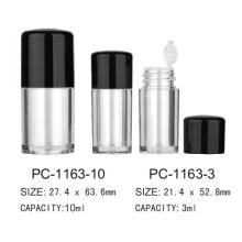 Plástico cosmético suelto jarra de polvo PC-1163