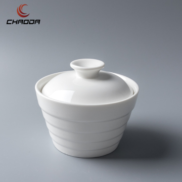 Japanese Ceramic Miso Soup Bowl with Lid