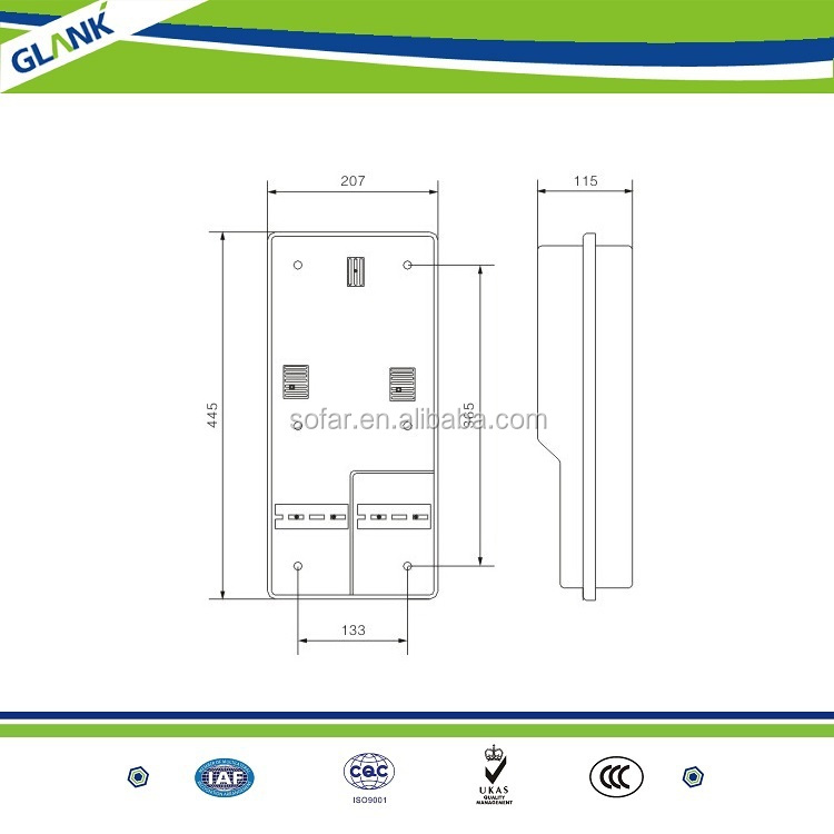 7 Years ODM OEM Service Polycarbonate Electricity Meter Boxes for single phase meters