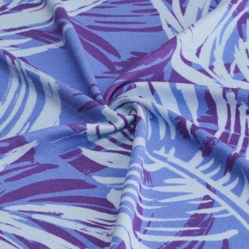 Rayon Spandex Jersey Allover Print Ecovero tissu