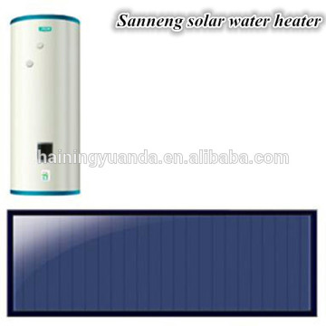 Once heat-exchanger split pressurized solar water heating systems