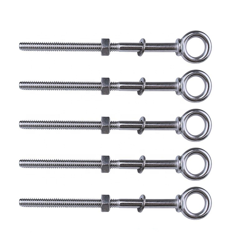 Eye Bolt With Nut Stainless Steel Galvanized Long Lifting Ring Bolt OEM Stock Support