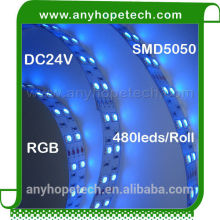 China supplier wholesale SMD5050 480LEDs led flex strips rgb
