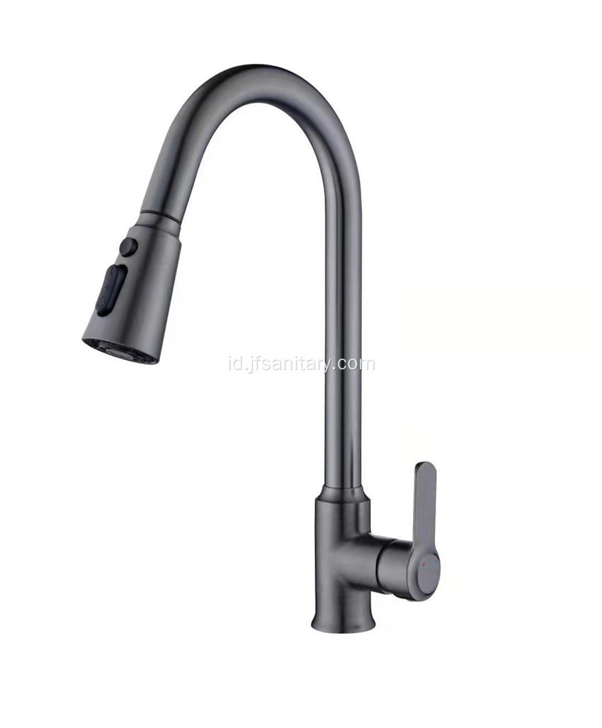 Faucet dapur tarik ke bawah