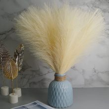 High Quality Durable 18"/45cm Artificial Pampas Grass - Fluffy Faux Pampas Grass